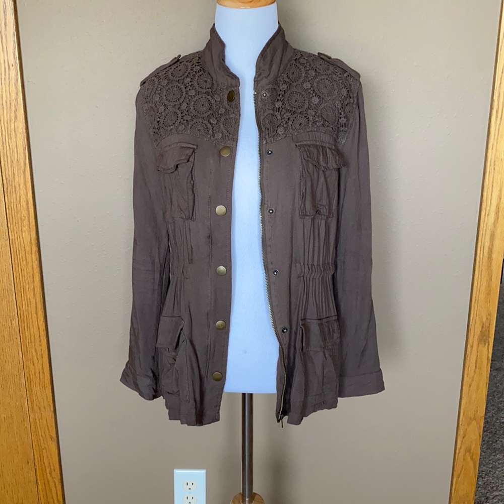 Blu Pepper brown light weight jacket